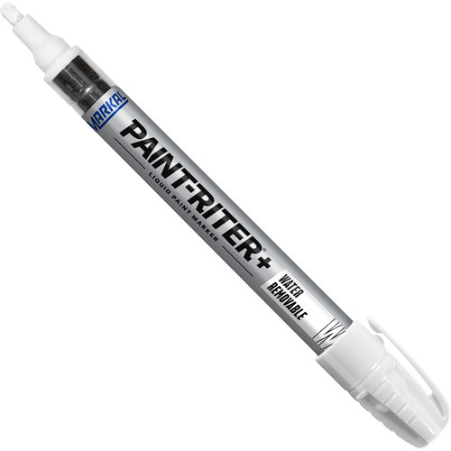 Paint-Riter&reg;+ Water Removable Paint Marker, Liquid, White Toolneeds Inc.