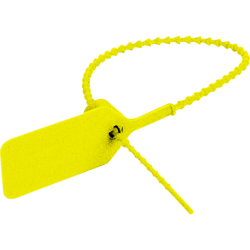 Scell&eacute; de s&eacute;curit&eacute; emboss&eacute; Pull-Tite II – Sealed Do Not Remove, 9", Plastique, Pousser et tirer Toolneeds Inc.