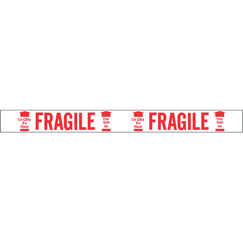 Bilingual Printed Tape – Fragile This Side Up , Red on White Toolneeds Inc.