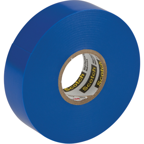 Scotch&reg; 35 Colour Coded Tape, 19 mm (3/4") x 20.1 m (66'), Blue, 7 mils Toolneeds Inc.