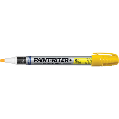Marqueur pour surfaces huileuses Paint-Riter +, Liquide, Jaune Toolneeds Inc.