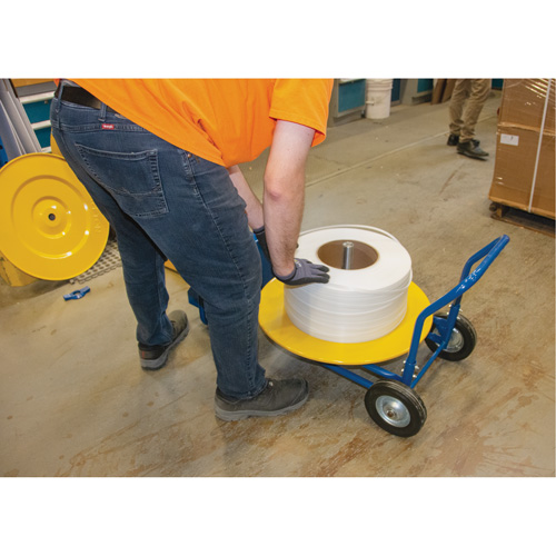 Distributeur de feuillards, Feuillard Polyester/Acier/Polypropyl&egrave;ne, Dia de noyau 16"/8", largeur de rouleau 3"/8"/6" Toolneeds Inc.