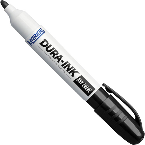 Marqueurs &agrave; essuyage &agrave; sec Dura-Ink, Noir, Pointe Ronde Toolneeds Inc.