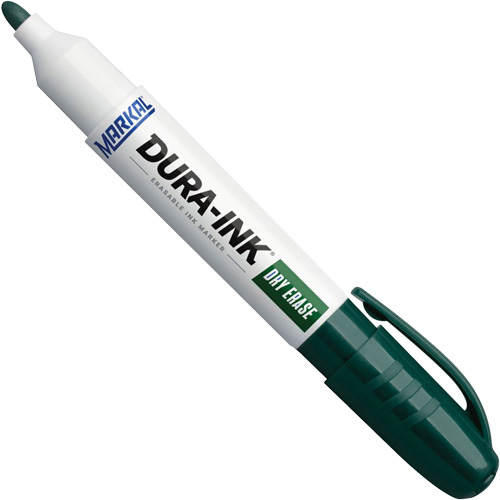 Marqueurs &agrave; essuyage &agrave; sec Dura-Ink, Vert, Pointe Ronde Toolneeds Inc.