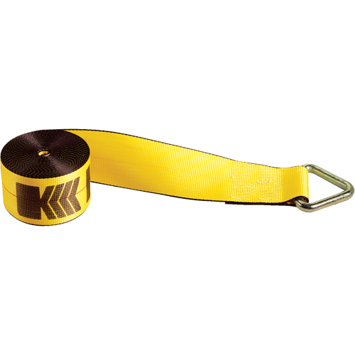 Tendeurs d'arrimage pour treuil, Anneau delta, 4" , 30' , Charge d'utilisation max. 5400 lb (2450 kg) Toolneeds Inc.