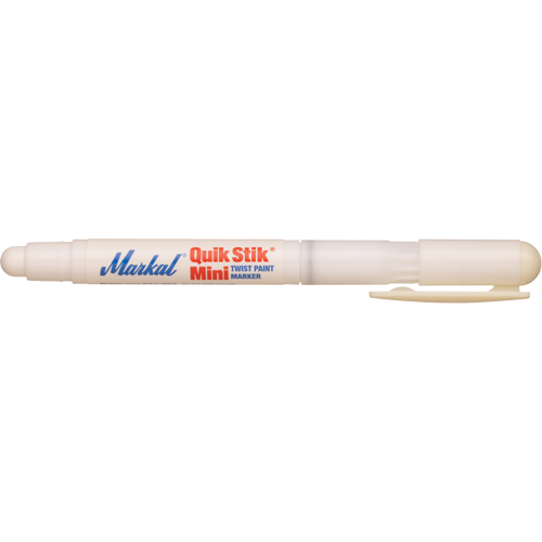 Mini marqueur de peinture Quik Stik, B&acirc;ton plein, Blanc Toolneeds Inc.