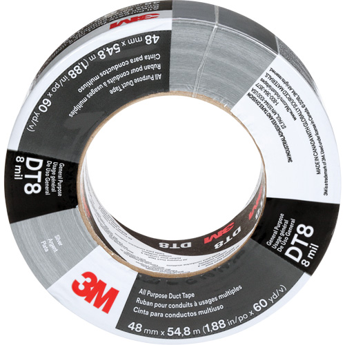 Ruban adh&eacute;sif tout usage DT8, 8 mils, Argent, 48 mm (2") x 55 m (180') Toolneeds Inc.