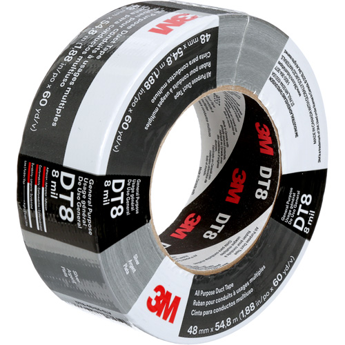 Ruban adh&eacute;sif tout usage DT8, 8 mils, Argent, 48 mm (2") x 55 m (180') Toolneeds Inc.