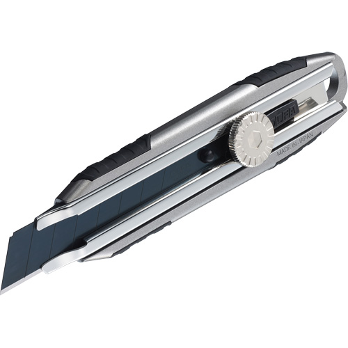 Knife with Ratchet Lock, 18 mm, Carbon Steel, Heavy-Duty, Aluminum Handle Toolneeds Inc.