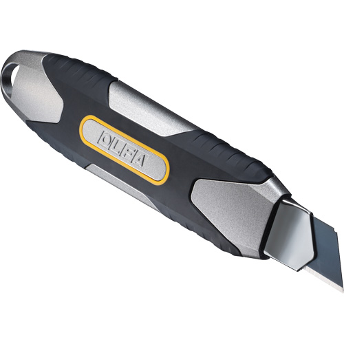 Knife with Auto-Lock, 18 mm, Carbon Steel, Heavy-Duty, Aluminum Handle Toolneeds Inc.