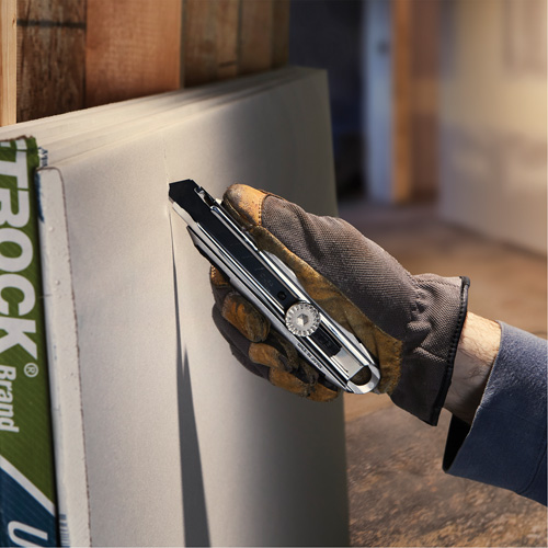 Knife with Ratchet Lock, 18 mm, Carbon Steel, Heavy-Duty, Aluminum Handle Toolneeds Inc.