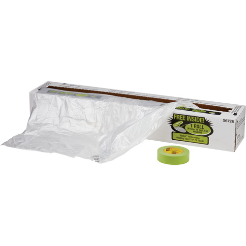 Overspray Protective Sheeting & Tape Kit, 400' L x 16' W, Plastic Toolneeds Inc.