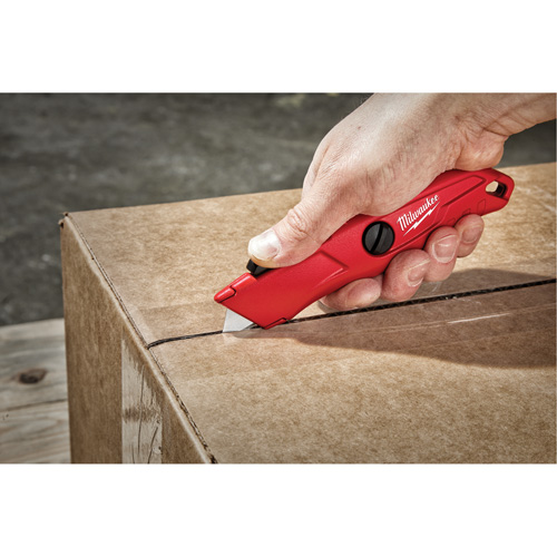 Self-Retracting Knife, 3/4", Steel, Metal Handle Toolneeds Inc.