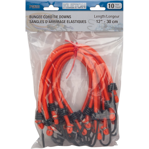 Bungee Cord Tie Downs, 12" Toolneeds Inc.