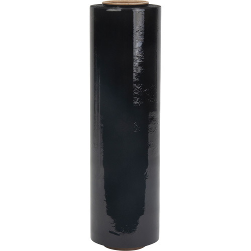 Stretch Wrap, 0.8 Gauge (20.3 micrometers), 18" x 1500', Opaque Black Toolneeds Inc.