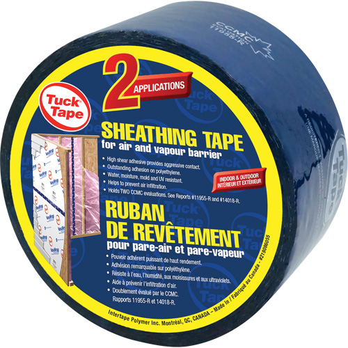 Contractors Sheathing Tape, 60 mm (2-3/8") x 55 m (180.4'), Blue Toolneeds Inc.