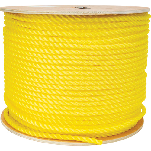 3/8" Braided Yellow Rope, Polypropylene, 630' Toolneeds Inc.