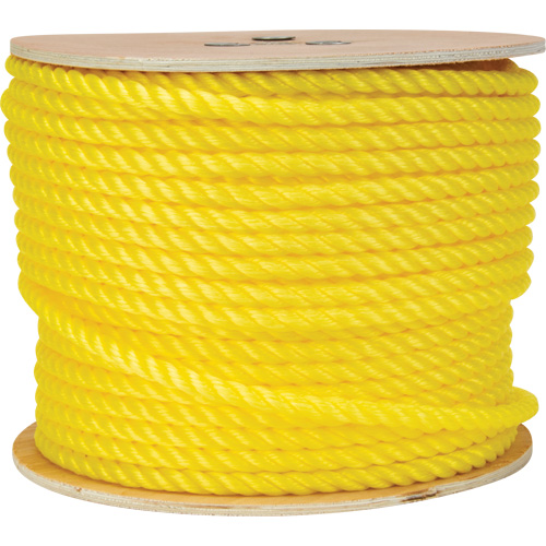 1/2" Braided Yellow Rope, Polypropylene, 335' Toolneeds Inc.