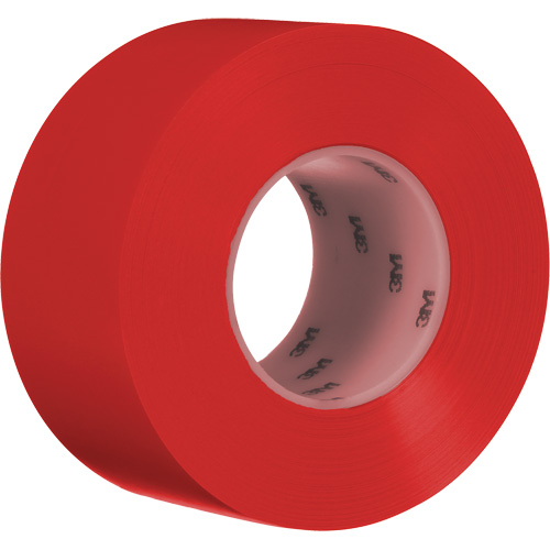 Durable Floor Marking Tape 971, 3" x 108', Vinyl, Red Toolneeds Inc.