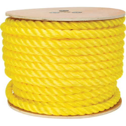 Braided Yellow Rope, Polypropylene, 144' Toolneeds Inc.