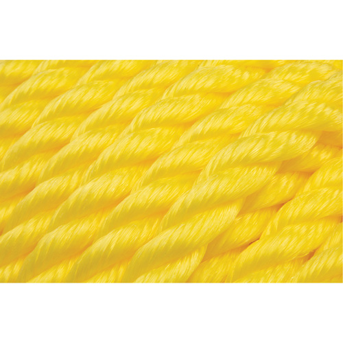 Braided Yellow Rope, Polypropylene, 144' Toolneeds Inc.