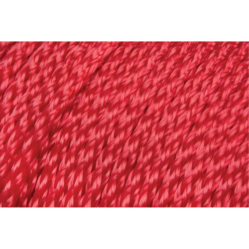 Braided Red Rope, Polypropylene, 500' Toolneeds Inc.