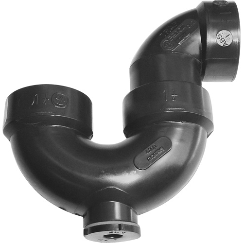Siphon-P avec joint &agrave; colle &agrave; solvant et regard de nettoyage Toolneeds Inc.