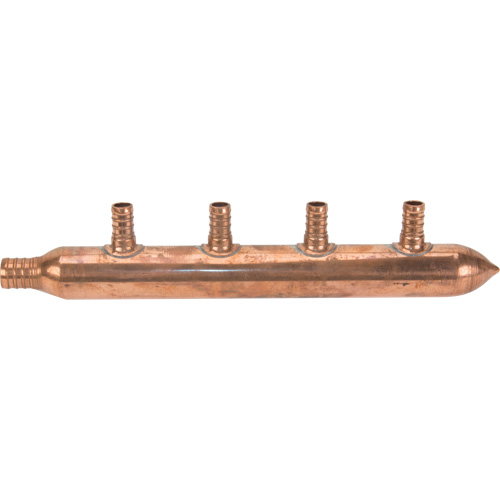 Collecteur &agrave; quatre branches, 3/4" dia., Cuivre Toolneeds Inc.
