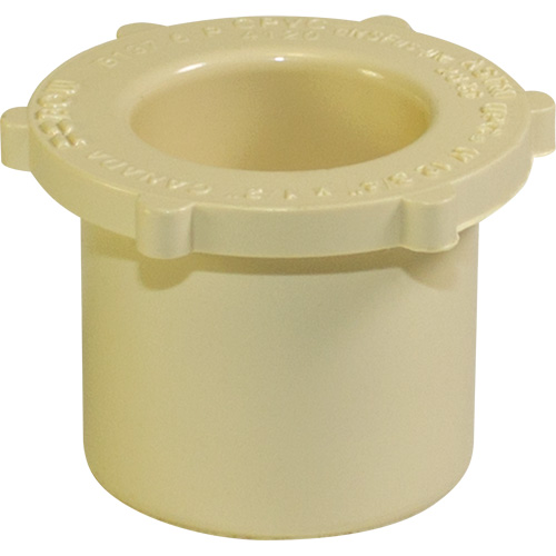 R&eacute;duction m&acirc;le-femelle pour tuyau Flowguard Gold, 3/4" x 1/2", Chantepleure x noeud, PVC-C Toolneeds Inc.