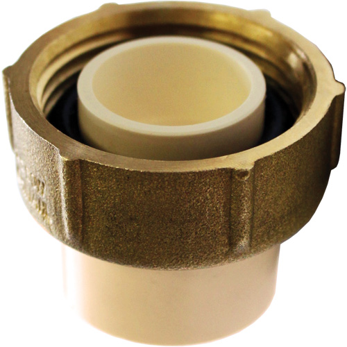 Adaptateur pour boîtier de compteur d'eau, 3/4" x 1" dia., PVC-C Toolneeds Inc.