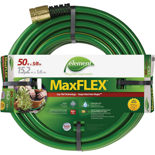 Boyau d'arrosage Element MaxFlex, Copolym&egrave;re, 5/8" dia x 50' Toolneeds Inc.