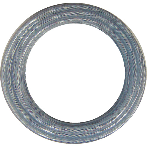 Braided Tube, 1.312" OD x 100' L, PVC, Clear Toolneeds Inc.