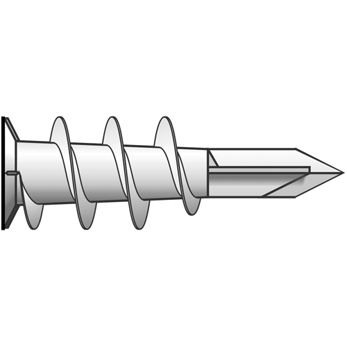 Vis d'ancrage pour murs creux - Zip-It en zinc Toolneeds Inc.