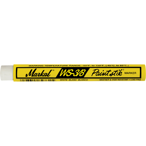 B&acirc;ton de peinture WS-3/8 Paintstik, B&acirc;ton plein, Blanc Toolneeds Inc.