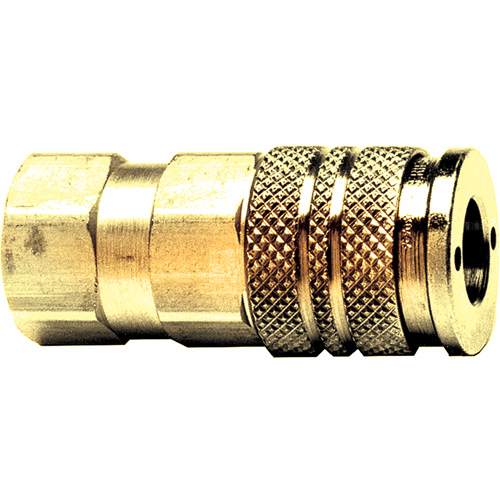 D&eacute;connexion rapide automatique &agrave; une main, Laiton, 1/4" x 3/8" Toolneeds Inc.