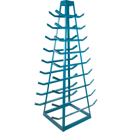 Bar Storage Racks - Horizontal Bar Racks, Horizontal, 9 Levels, 18" W x 40" D x 84" H, 1800 lbs. Cap. Toolneeds Inc.