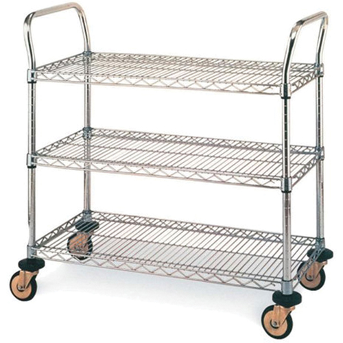 Chariots utilitaires standards, Acier inoxydable, 18" x 39" x 30", Capacit&eacute; 500 lb Toolneeds Inc.