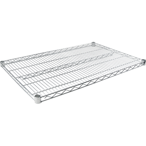 Standard-Duty Chromate Wire Shelf, 48" W x 18" D, 500 lbs. Capacity Toolneeds Inc.