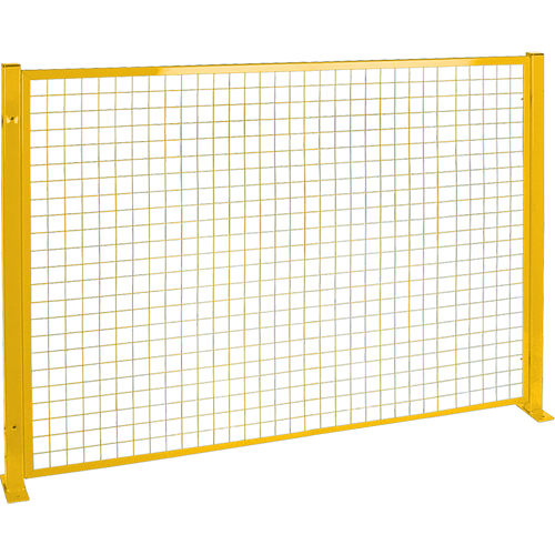 Protecteur de p&eacute;rim&egrave;tre de style treillis, 4' h x 8' la, Jaune Toolneeds Inc.