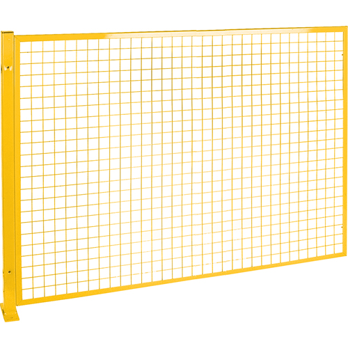 Mesh Style Perimeter Guard, 4' H x 8' W, Yellow Toolneeds Inc.