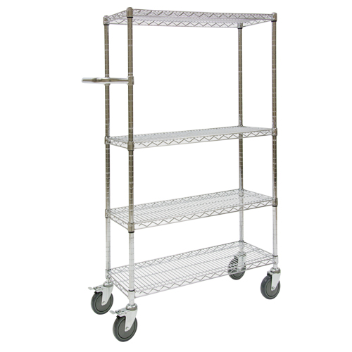 Chariots &agrave; pousser, Chrom&eacute;, 30" x 60" x 14", Capacit&eacute; 800 lb Toolneeds Inc.