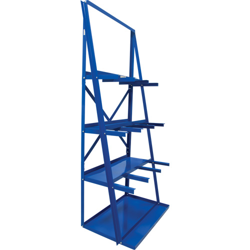 Bar Storage Rack, Vertical, 3 Levels, 36" W x 24" D x 84" H, 3000 lbs. Cap. Toolneeds Inc.