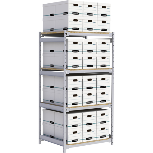 &eacute;tag&egrave;re-classeur de grande largeur, Acier, 4 Tablettes, 42" la x 32" p x 84" h Toolneeds Inc.