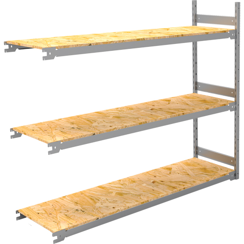 Wide Span Record Storage Shelving, Steel, 3 Shelves, 72" W x 18" D x 60" H, Add-On Kit Toolneeds Inc.