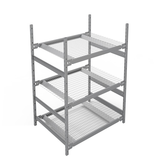 &eacute;tag&egrave;re de grande largeur, Acier, Sans boulons, Capacit&eacute; 1340 lb, 42" la x 60" h x 32" p Toolneeds Inc.