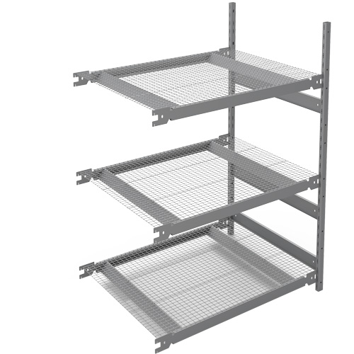&eacute;tag&egrave;re de grande largeur, Acier, Sans boulons, Capacit&eacute; 1340 lb, 42" la x 60" h x 32" p Toolneeds Inc.