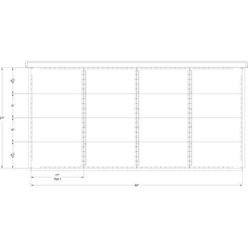 Cabinet d'entreposage &agrave; tiroirs int&eacute;gr&eacute; Interlok Toolneeds Inc.