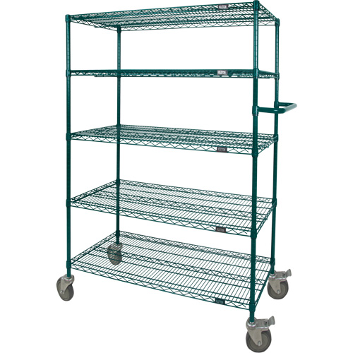 Chariot en treillis m&eacute;tallique &agrave; pousser, Fini &eacute;poxy, 36" x 69" x 24", Capacit&eacute; 600 lb Toolneeds Inc.