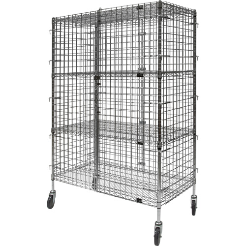 Chariot de s&eacute;curit&eacute;, Chrom&eacute;, 48" x 69" x 24", Capacit&eacute; 500 lb Toolneeds Inc.