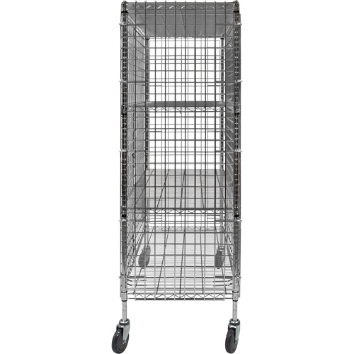 Chariot de s&eacute;curit&eacute;, Chrom&eacute;, 48" x 69" x 24", Capacit&eacute; 500 lb Toolneeds Inc.